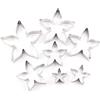 SXRQ 7 pz/set Rose Flower Foglia Veiner Cutter Stampi Metallo Acciaio Fiore Dessert Cutter Set Fondente Biscotti Torta Stampi