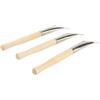 LiebeWH Set di 3 Strumenti per Cera Batik, Penne Kistka in Ceramica in Legno di Faggio e Acciaio Inossidabile per Progetti Artistici in Tessuto e Argilla