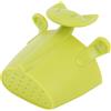 Fdit Simpatico Filtro per Colino da tè in Plastica per Infusore per tè Gattino con Design Raffinato per Accessori per Set da per Ufficio Domestico (GREEN)