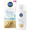 Beiersdorf NIVEA SUN Derma Skin Clear - Crema solare SPF 50+, protezione solare non grassa, con complesso anti-impurità e niacinamide, per il viso UV SPF 50+, 40 ml