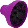 Elprico Diffusore per Asciugacapelli Portatile Pieghevole per Capelli Ricci di Lunga Durata Ideale per i Viaggi Silicone ABS Universale (PURPLE)