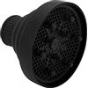 Elprico Diffusore per Asciugacapelli Portatile Pieghevole per Capelli Ricci di Lunga Durata Ideale per i Viaggi Silicone ABS Universale (BLACK)