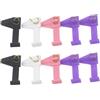 KAILIKETIY Morsetto Posizionamento Unghie Gel 10 Pezzi in Abs Bianco, Clip per Manicure Facile da Conservare, per Uso Professionale e Personale a Casa