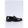 Santoni Mocassino Gunter in Pelle Nero Uomo