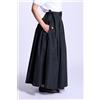 Max mara s Gonna Taffeta' Nero Donna