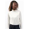 Purotatto Maglia Collo Lurex Bianco Donna