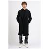 Tagliatore Cappotto Pino Lerario Nero Uomo