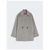max mara studio Max Mara Cappotto Corto Ariano Grigio Donna