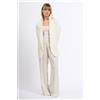 Semicouture Pantalone JHONNY Viscosa Bianco/Nero Donna
