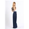 Semicouture Pantalone CAMELIA Ampio Blu Donna