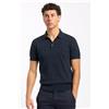 Ottaviani Polo Cotone Giza Blu Uomo