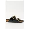 Birkenstock Arizona Big Buckle Shine Nero Donna