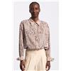 Blugirl Camicia in Seta Animalier Donna