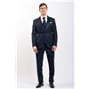 Lubiam Abito+gilet+plastrom Blu Uomo