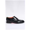 Santoni Francesina in Pelle Nero Uomo