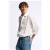 Mc2 saint barth Camicia Lino Bianco Uomo