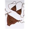 Mc2 saint barth Costume Bikini Strass Marrone Donna
