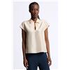 Slowear Polo Anna in Seta Champagne Donna