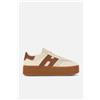 Hogan Sneaker Cool Platform Beige/cuoio Donna