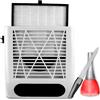 Retoo Aspirapolvere per unghie, aspirapolvere professionale per unghie, salone e casa, 80 W, potente aspiratore per unghie per manicure, salone, velocità 4500 rpm, argento