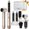UKLISS Asciugacapelli 5 in 1 Spazzola Asciugacapelli Hairstyler Airstyler | con 1000 W Asciugacapelli, Spazzola Soffiante, Airflow Ricci per Capelli, Spazzola ad Aria Calda, Spazzola Lisciante