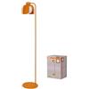 OSRAM Lampada da terra DECOR Corolle, Metallo arancione e vetro, Versione E27, 270mm, Cavo in tessuto, Stile retrò