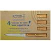 Opinel - Set di 4 Coltelli da Tavola N°125 Bon Appétit Sud - Lama in Acciaio Inossidabile - Manico in Legno di Olivo - Garanzia a Vita - Fabbricazione Francese - Colore Naturale