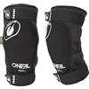O'NEAL | Ginocchiera | BMX Mountainbike DH | IPX®-Protezione dagli urti in poliuretano, costruzione leggera e compatta, materiale resistente all'abrasione | Dirt | Adulto | Nero | Taglia M