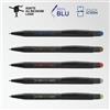 1 Penna touch nera con incisione laser | Puntatore colorato | Personalizzata