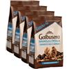 Generico 4X Galbusera Cereali-G Granola e Frolla con Pezzi di Cioccolato, Biscotti ai 5 Cereali con Cioccolato Fondente, Frollini Croccanti Ricchi di Fibre per Colazione e Snack 300g