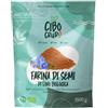 CIBO CRUDO crudo biologico vegan Farina di Semi di Lino Macinati Biologici - 1Kg. Farina Low Carb Ricca di Omega 3 e Fibre. Contiene Antiossidanti Fitosteroli e Proteine Vegetali.