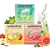 waterdrop MICRODRINK waterdrop® Mocktail Set - Bevanda Analcolica per Acqua Naturale e Frizzante - 36 Cubetti Mojito, Mela & Pompelmo - Zero Alcol, Senza Zucchero con Vitamina C & B12