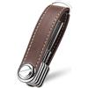 flintronic Organizzatore di Chiavi|Portachiavi in Vera Pelle|Pocket Smart Key Holder con Confezione Regalo Elegante,funzionale e Pratico (Contiene 7-9 Tasti Multipli) - Rosso