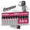 Energizer Advanced - Pile AA (Confezione da 16) - Batterie Alcaline 1,5 V - Potenza Che Dura 100% Di Extra Durata - Made in EU - 0% imballaggio privo di plastica [Esclusiva Amazon]