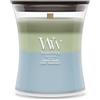 WoodWick Candela profumata | Candela Clessidra Media | Verdant Woods | Regalo Perfetto per Donne