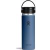 Hydro Flask - Wide Flex Sip Lid Coffee 591 ml (20 oz) - Ermetico, Isolato, Compatibile con Portabicchieri - Mantiene le Bevande Fredde per 24 Ore & Calde per 12 Ore - Harbor Blue