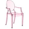 Kartell Lou Lou Ghost, Sedia per Bambini, Rosa, 37 x 39 x 63 cm