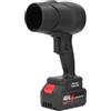 Asixxsix Soffiatore a secco a getto, Motore DC senza spazzole 1050W 130000RPM Spolverino elettrico, ventilatore cordless regolabile a mano a velocità costante (Asixxsixhsuz7cex2i-12)