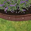 EcoShape FlexiBorder - Bordura per aiuola - Bordura flessibile da giardino per prato all'inglese - vialetti - bordature rialzate - erba artificiale - Marrone - Kit 2 x 1 m di lunghezza