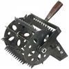 Yunmeryker Roller Weeder Coltivatore Manuale Zappa da Giardino Attrezzo a Ruota in Acciaio Rimozione Erbacce con saving Adatto per Giardinaggio Mantenimento Letti di Fiori Cura Orto Uso su Sentieri