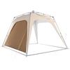 Lumaland Outdoor parete laterale per gazebo Pop Up | parete laterale per tenda da giardino & campeggio & tenda da ricevimento | 225 x 155 x 132,5 cm | adatta per padiglioni Lumaland [marrone cammello]