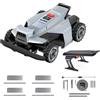 NAVIMOW Segway Navimow X420 robot tagliaerba con Kit di potenziamento del segnale, Garage X + 4 set di lame, AWD per pendenze fino all'84%, Zero-Turn, tagliaerba per tutti i terreni, MowMentum 2×180 W