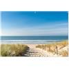 MuchoWow© Decoracion Jardin Exterior 180x120 cm Decoración Pared Póster De Jardín Balcón Wall Decoration Patio Posters Decorativos Terraza Playa - Mar - Duna - Arena - Verano