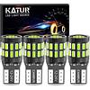 KATUR T10 W5W LED 194 168 2825 Lampadina Cuneo LED Canbus Senza Errori Super Luminoso Blu Ghiaccio 30x3014SMD 12-24V per Luci Car Dome Map Door Luce di Cortesia per Targa (Confezione da 4)