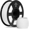 ELEGOO Filamento PLA 1,75mm Bianco 1KG, Filamento per Stampante 3D, Precisione Dimensionale ±0,02mm, Bobina da 1kg (2,2lbs), Compatibile con la Maggior Parte delle Stampanti 3D