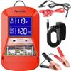 FarmNix Elettrificatore Recinto 12V con Display LED, Recinto Elettrico 3J 230V fino a 24 KM, Alimentazione Multipla (Rete/Batteria/Solare), Caricatore Recinto Elettrico per Fattoria, Bestiame e Cavalli