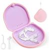 flintronic Porta Apparecchio Denti, Contenitore per Protesi Dentarie, Resistente e Facile da Pulire, per Aligner