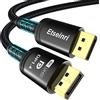 Etseinri Cavo DisplayPort 240Hz 1M, Cavo DisplayPort 8K 60Hz 4K 240Hz 165Hz 144Hz 120Hz, Cavo DP a DP Supporto HDCP2.3 DSC1.2 HDR10 G-Sync & FreeSync Display Port per Monitor da Gioco PC HDTV