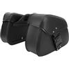 VBESTLIFE Borsa da Sella per Moto, Borsa Laterale in Pelle da 16 Litri con Serratura e Resistente Alla Pioggia, Bagaglio da Moto Multifunzionale per Cruiser, Misura Universale per V Star 250 e