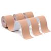 Carehabi Nastro kinesiologico sportivo per i muscoli, 5 m x 5 cm, nastro kinesiologico impermeabile ed elastico per lo sport, 3 rotoli (Beige)